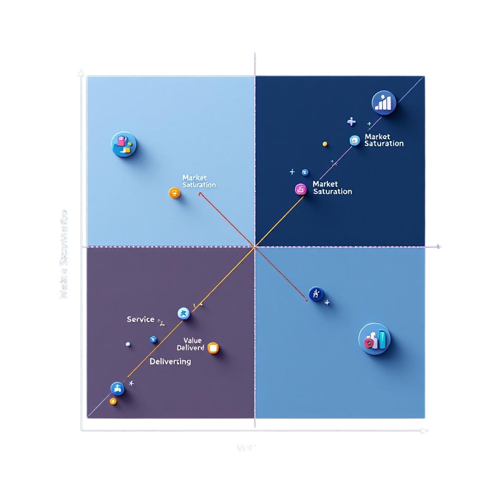 “Success in saturated markets doesn’t come from following the crowd; it comes from creating your own path where competition is irrelevant.” - Adapted from Blue Ocean Strategy 