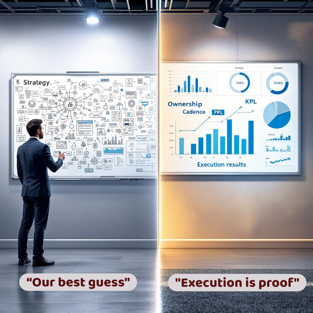 strategy execution and financial metrics in executive decision-making