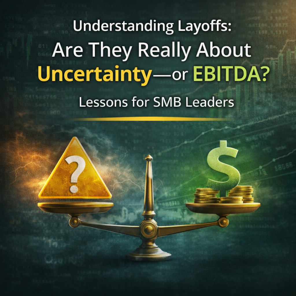 layoffs uncertainty vs EBITDA