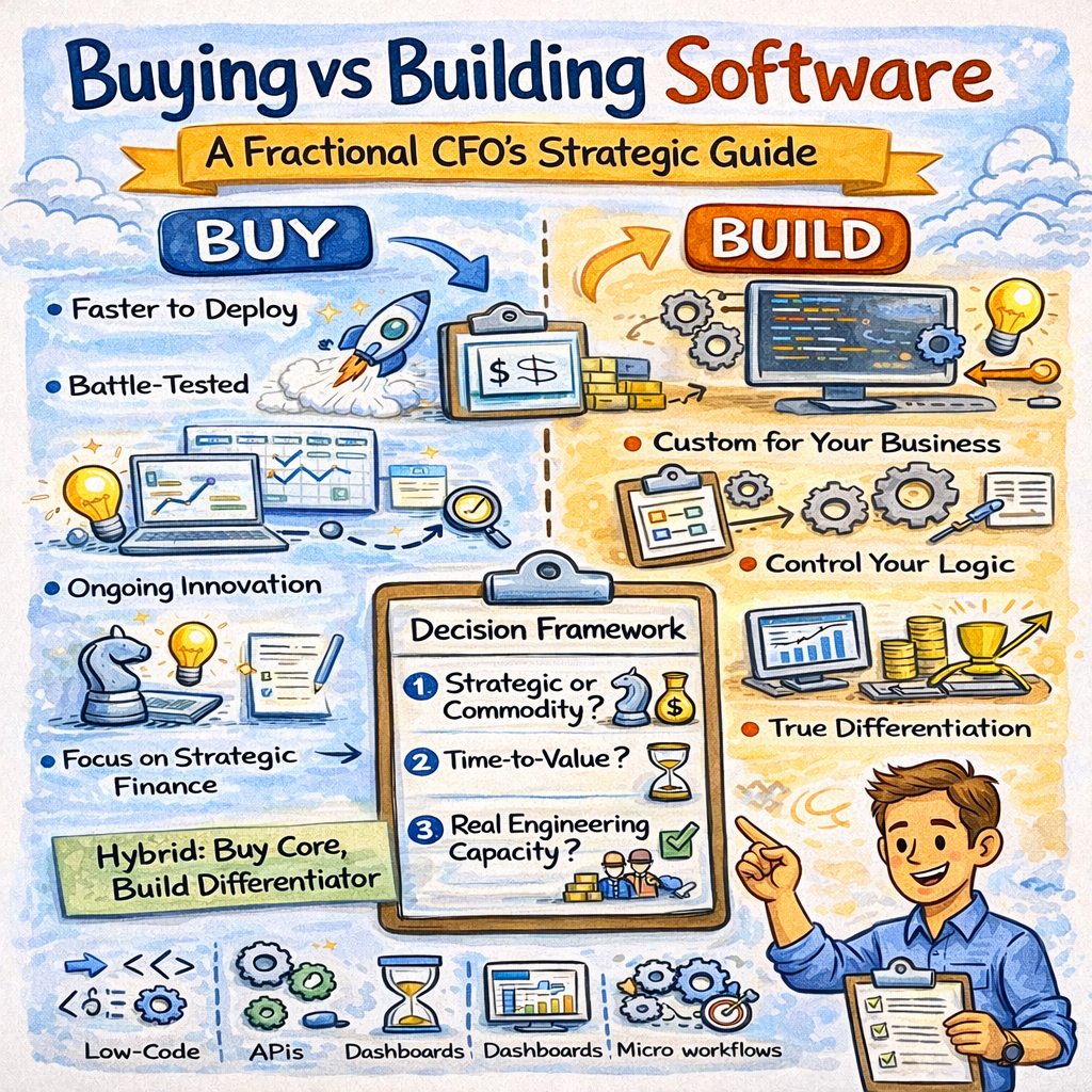 Buying vs Building Software: CFO Decision Guide