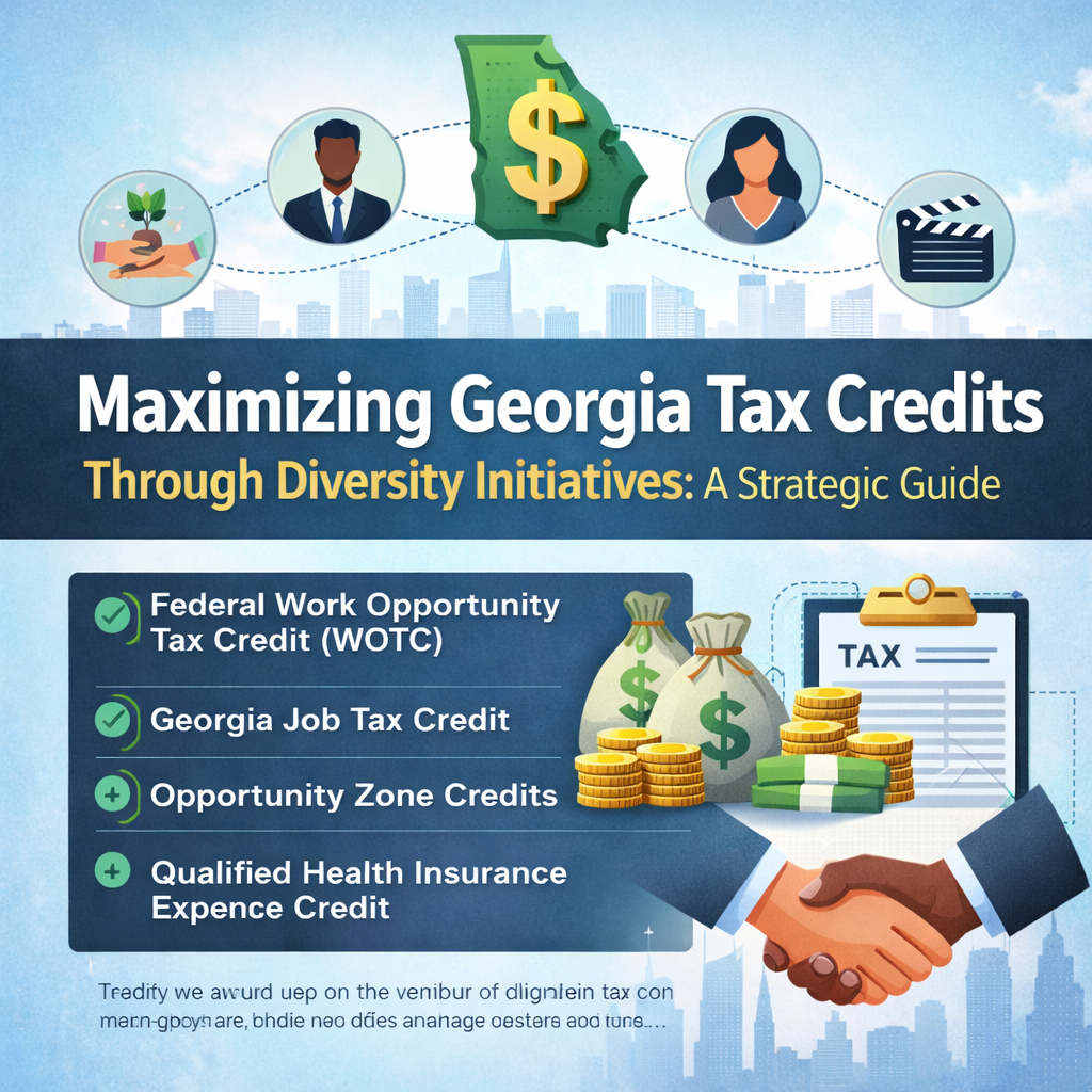 Georgia diversity hiring tax credits infographic